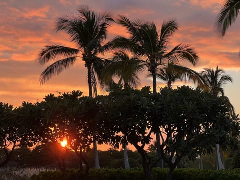 Sunset from Villa One lanai