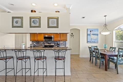 Kitchen Bar and Dining Area