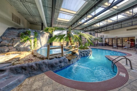 Indoor pool, open 6:00 AM to 11:00 PM, sun loungers