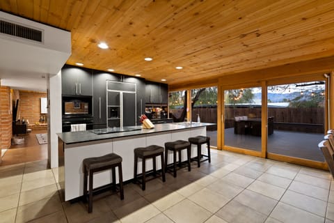 Large open kitchen for cooking and entertaining