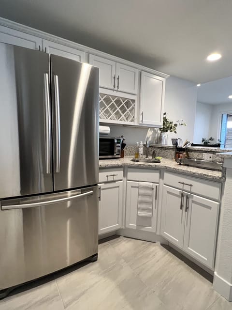 Full Fridge in the Kitchenette