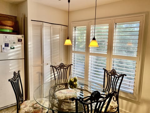 Breakfast nook in kitchen