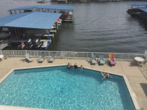 Heated swimming pool