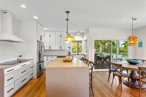 Kitchen bar seating for the kids or kids at heart.