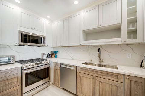 Gas Range and Quartz Preparation Spaces