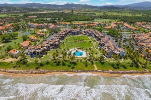 Overhead view of complex