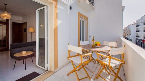 Enjoy a glass of good wine, a book, a fantastic meal, or just the fresh Algarve air on this cozy balcony #summer #pool #garden #algarve
