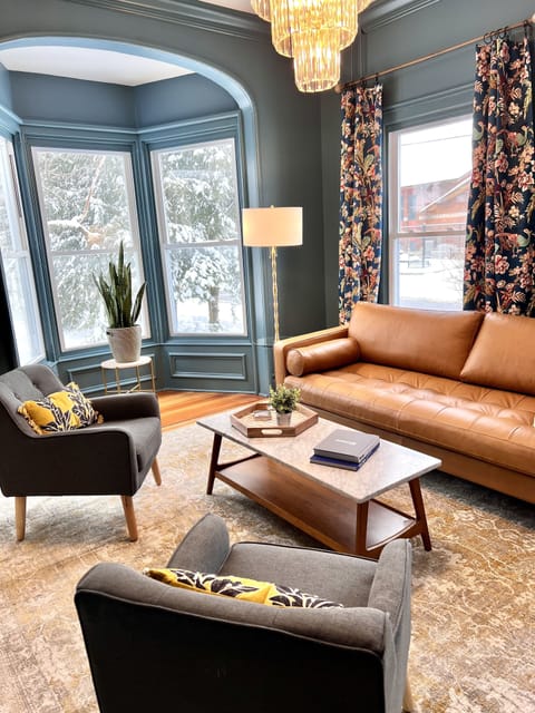 Enjoy the historic feel of the parlor