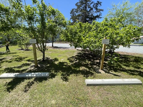 Pelican Cottage parking. Boat & trailer parking is also available on site.