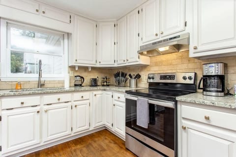 House equipped with all essential utensils for cooking and eating.