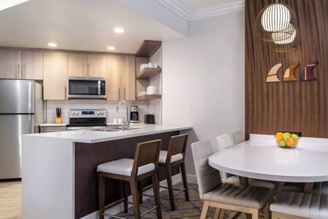 Separate dining area.