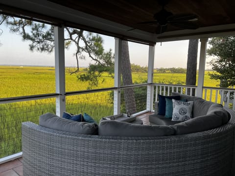 Comfortable furniture with a beautiful view!