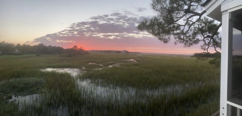 Sunset on a autumn day.