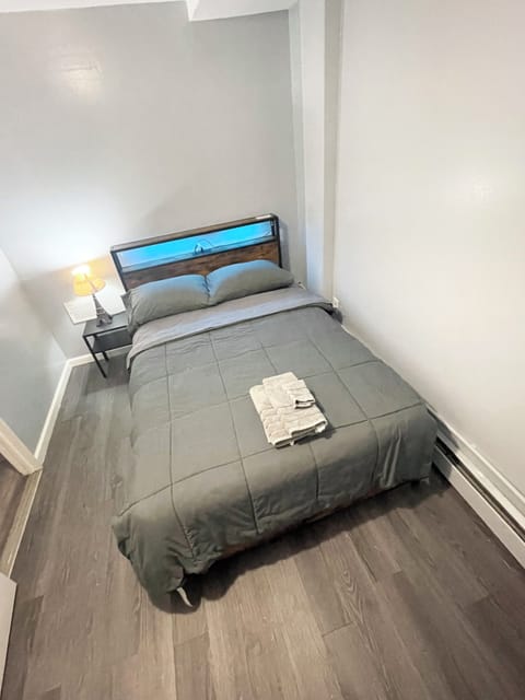Brand new bed with mattress and pillows / covers / dresser