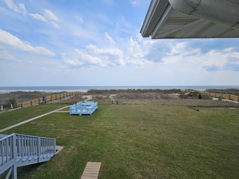 Beach view from Porch