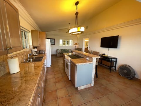 Kitchen and living space