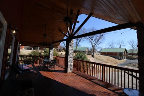 Large patio deck