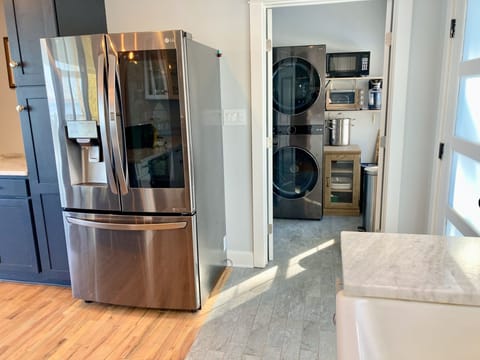 New refrigerator and washer and dryer