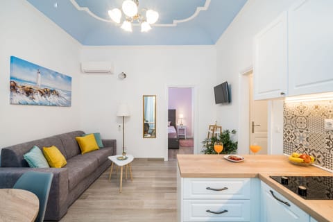 Living room with kitchen
