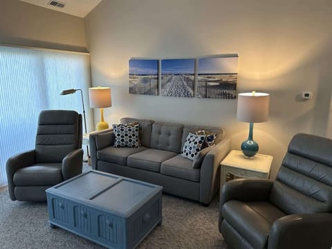 Living Room with River Views