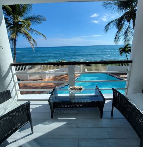 View from the balcony 