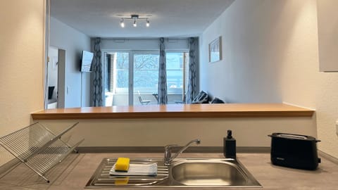 Classic Apartment, 2 Bedrooms | Private kitchen | Fridge, microwave, oven, stovetop
