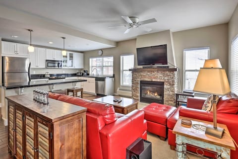 Living Room, Kitchen