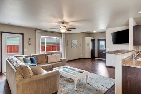 Our home home is large, comfy, clean, and right in the heart of Rapid City!