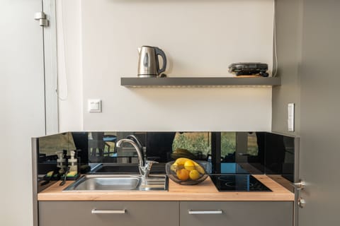 Junior Suite | Private kitchenette | Fridge, stovetop, electric kettle, toaster