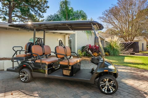 Six seater cart included