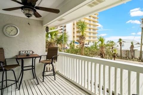 Step right off the living room onto your private balcony, where comfortable seating invites you to relax and soak in the scenery.