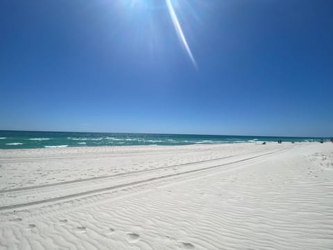 Spectacular soft powder white sand and emerald water!