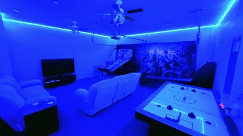 Basketball, Air Hockey, Skeet Ball, LED equipped. Wii, 65” Samsung Smart tv