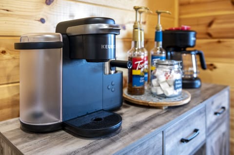 K-cafe makes coffee, cappuccinos and lattes.  