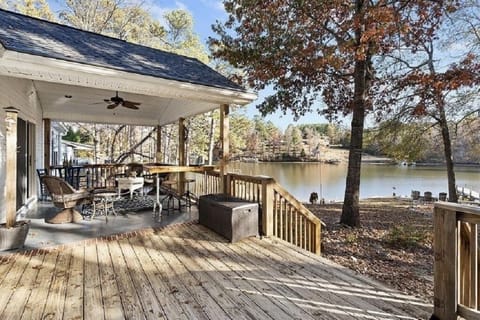 Back Deck and Covered Porch