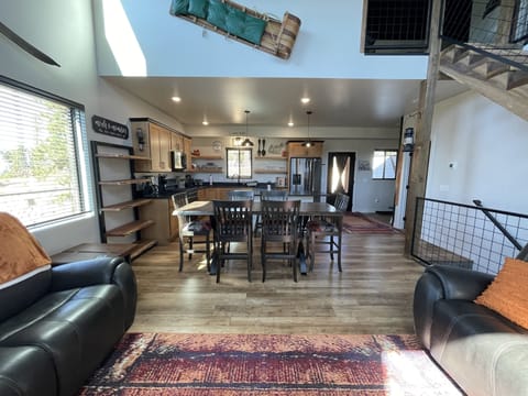 Main level kitchen & dining view from living room 