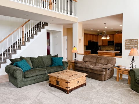Relax in spacious living room

