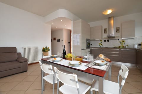 Kitchen and dining area