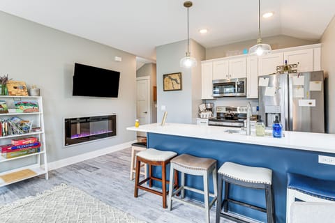 Charlevoix Vacation Rental | 1BR | 1BA | Stairs Required | 600 Sq Ft