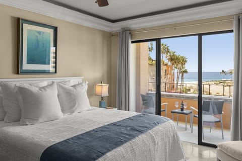 Bedroom with ocean view