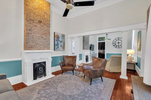 Cozy living space with stylish décor, perfect for relaxing after a day out.