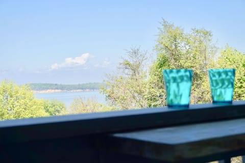 View of the bay from the deck.