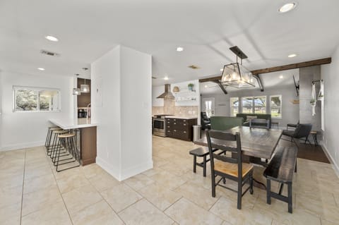 Dinning area / kitchen of main house