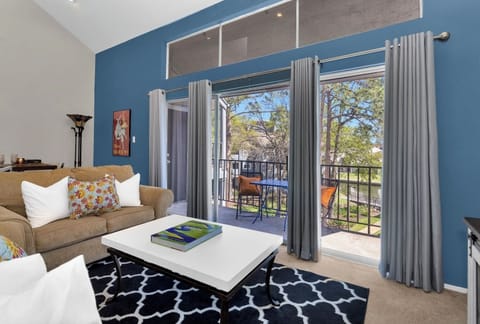 Wow!  The view is so relaxing.  Two balconies to choose from.  Third floor view.