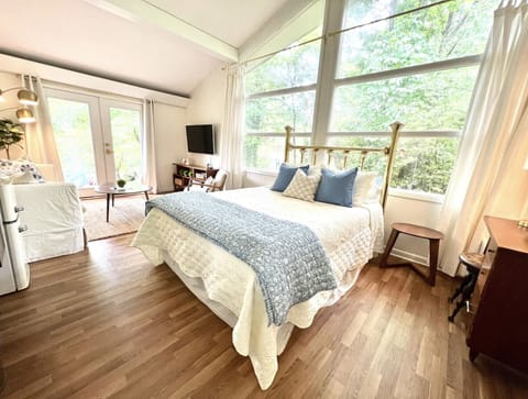 Cozy memory foam queen-sized bed