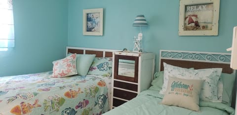 Super Cozy ! Bedroom with 2 Beds- One Full Size and One Twin Bed