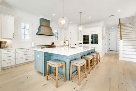 Ocean Blue's, Sea Foam Green Colors Provide a Coastal Vibe