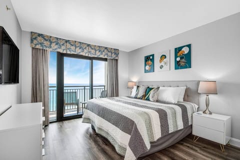 The three-bedroom, two-bathroom suite has recently been through a stunning renovation, guaranteeing a modern and revitalized ambiance during your stay.