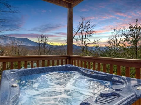 Beautiful Sunset from the Hot Tub