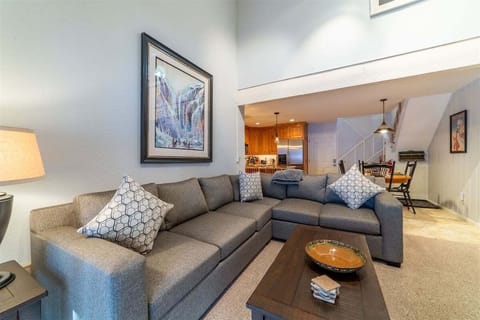 Spacious Sectional Couch with a Queen Sofa Bed